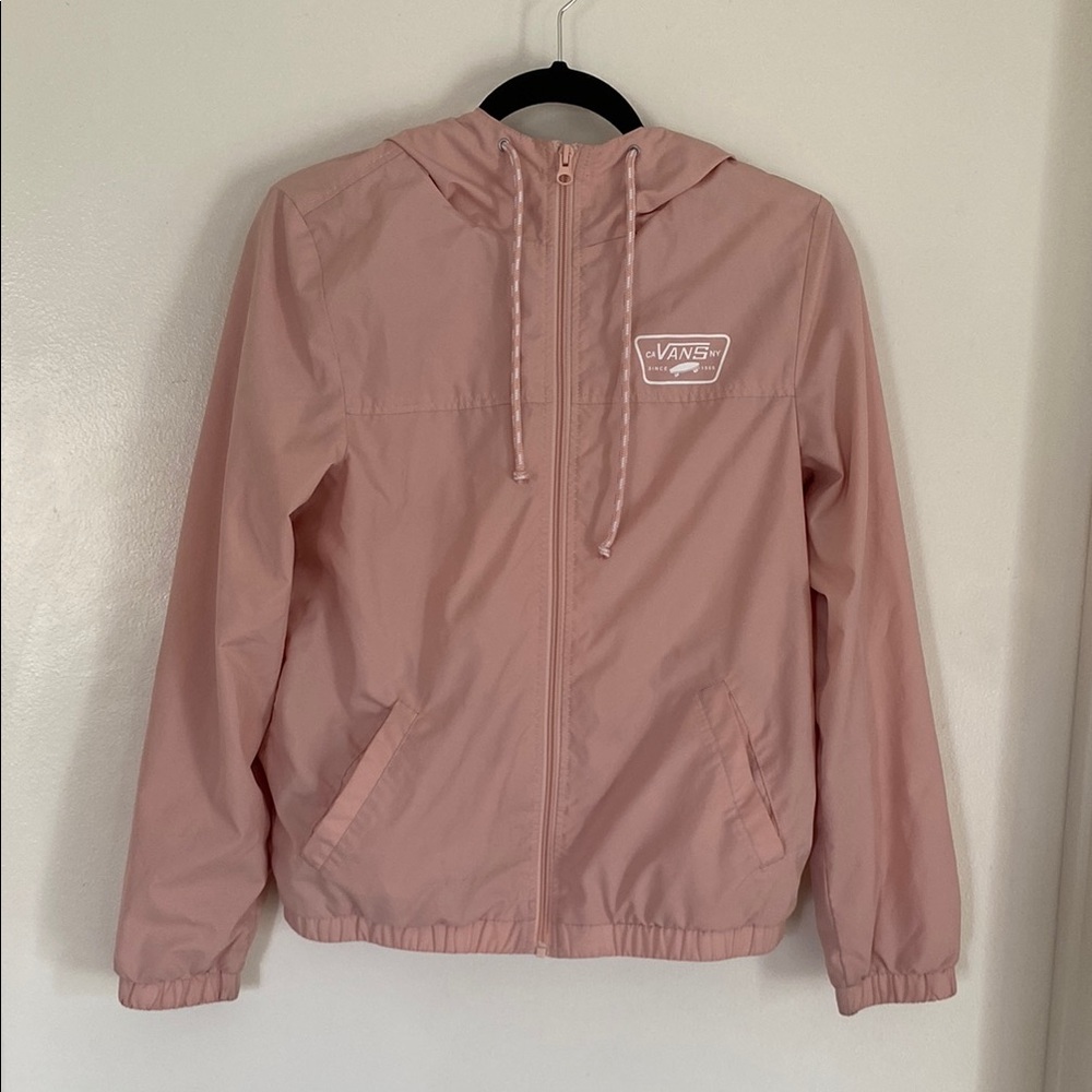 Vans - Pale Pink Hooded Windbreaker Lightweight